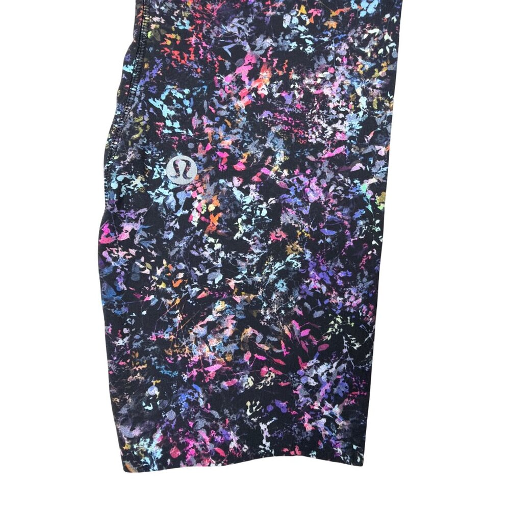 Lululemon Fast and Free High-Rise Crop 23" Floral Spray Leggings Size 2 - Picture 6 of 7